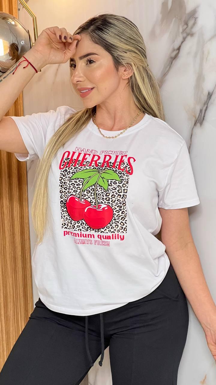 Conjunto bota campana cereza